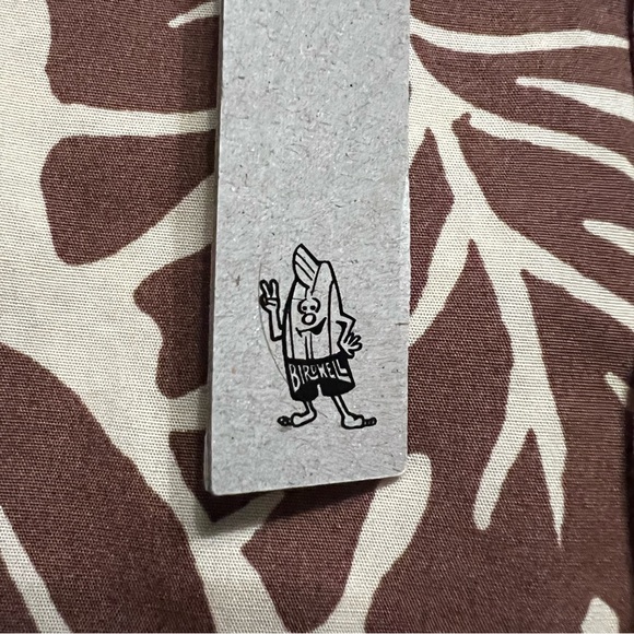 Birdwell Beach Britches Hawaiian Shirt Tan Brown Short Sleeve Men’s Size Small - Picture 9 of 11